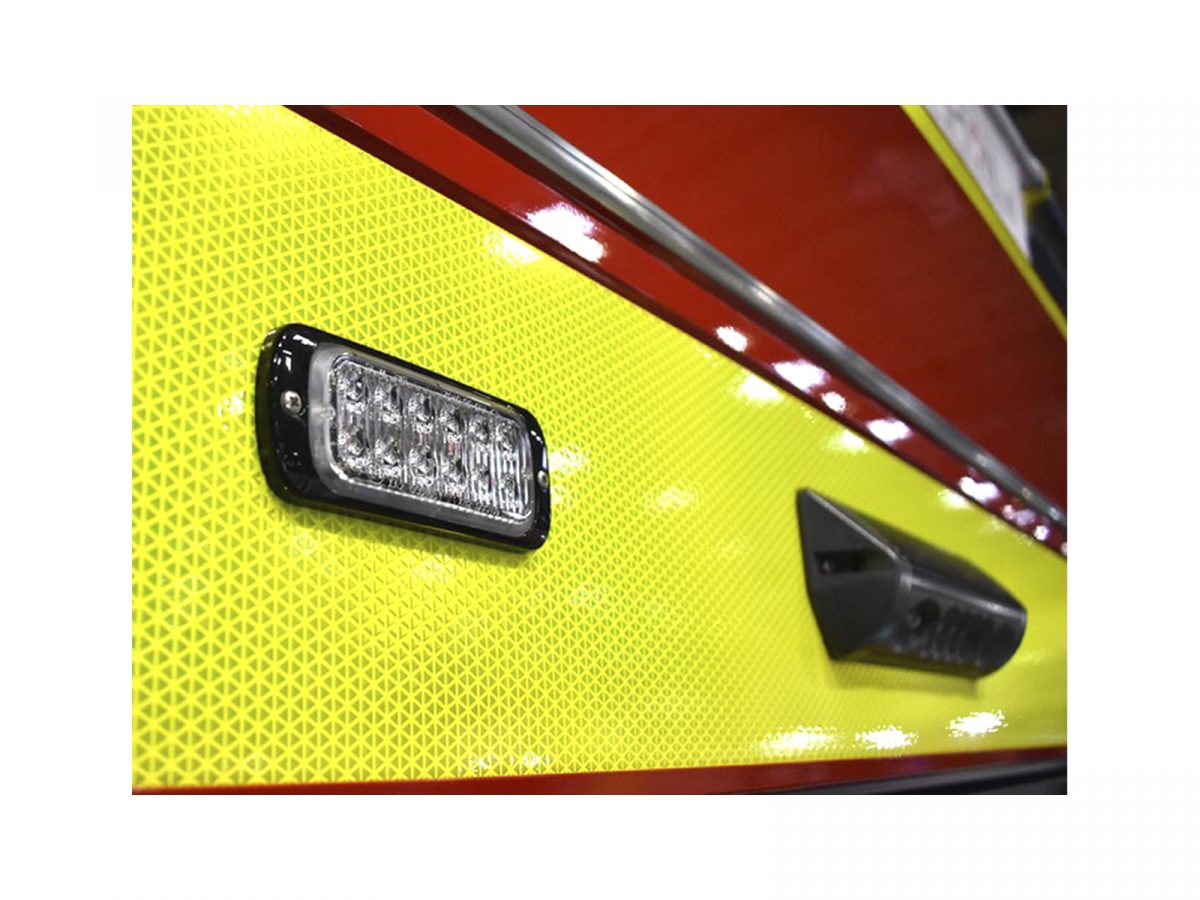 Super-Thin 12-LED Unit In Situ on Fire Appliance