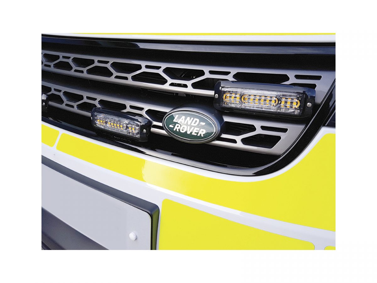 Amber Single Colour 12-LED Xtreme Slim Module (XT12) In Situ Traffic Officer Vehicle Grille Close Unlit
