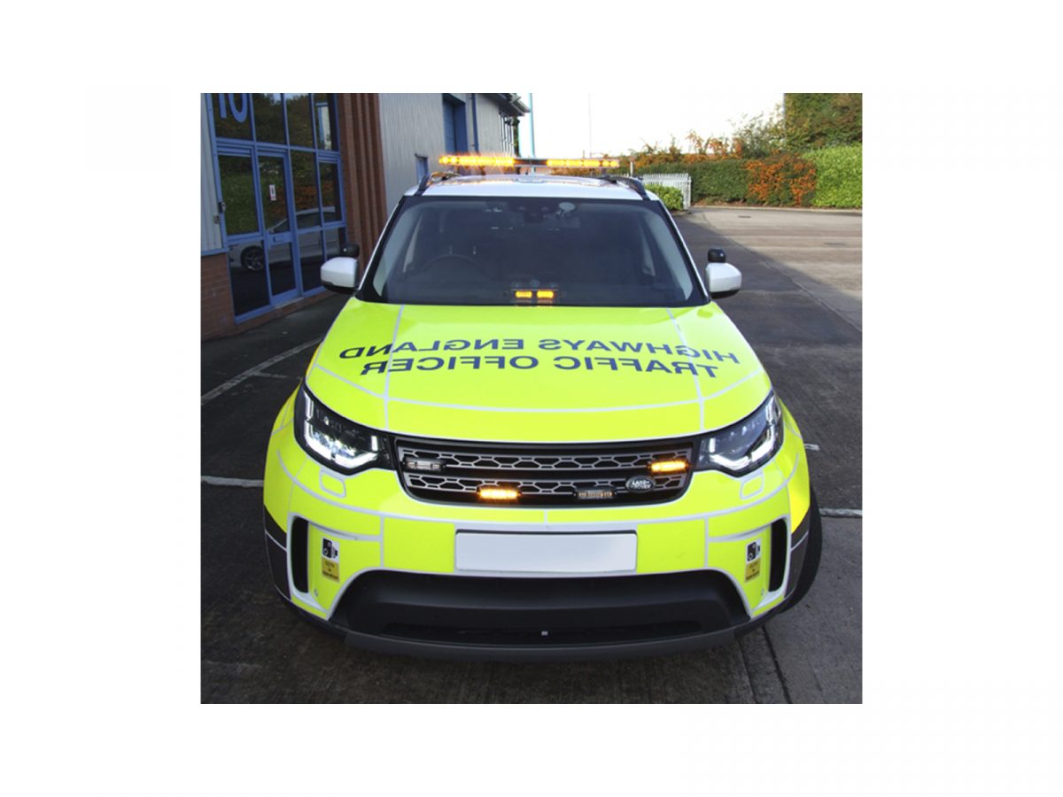 Amber Single Colour 12-LED Xtreme Slim Module (XT12) In Situ Traffic Officer Vehicle Grille Front