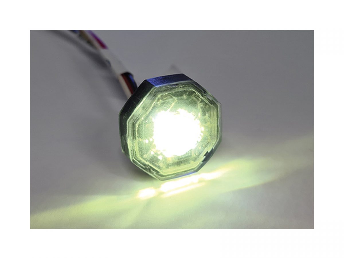 Octa-Fit Discreet LED Module (F019) Angle Lit White Wired