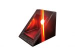 Octafit Shield with Red Octafit LED Lit Angled to Left