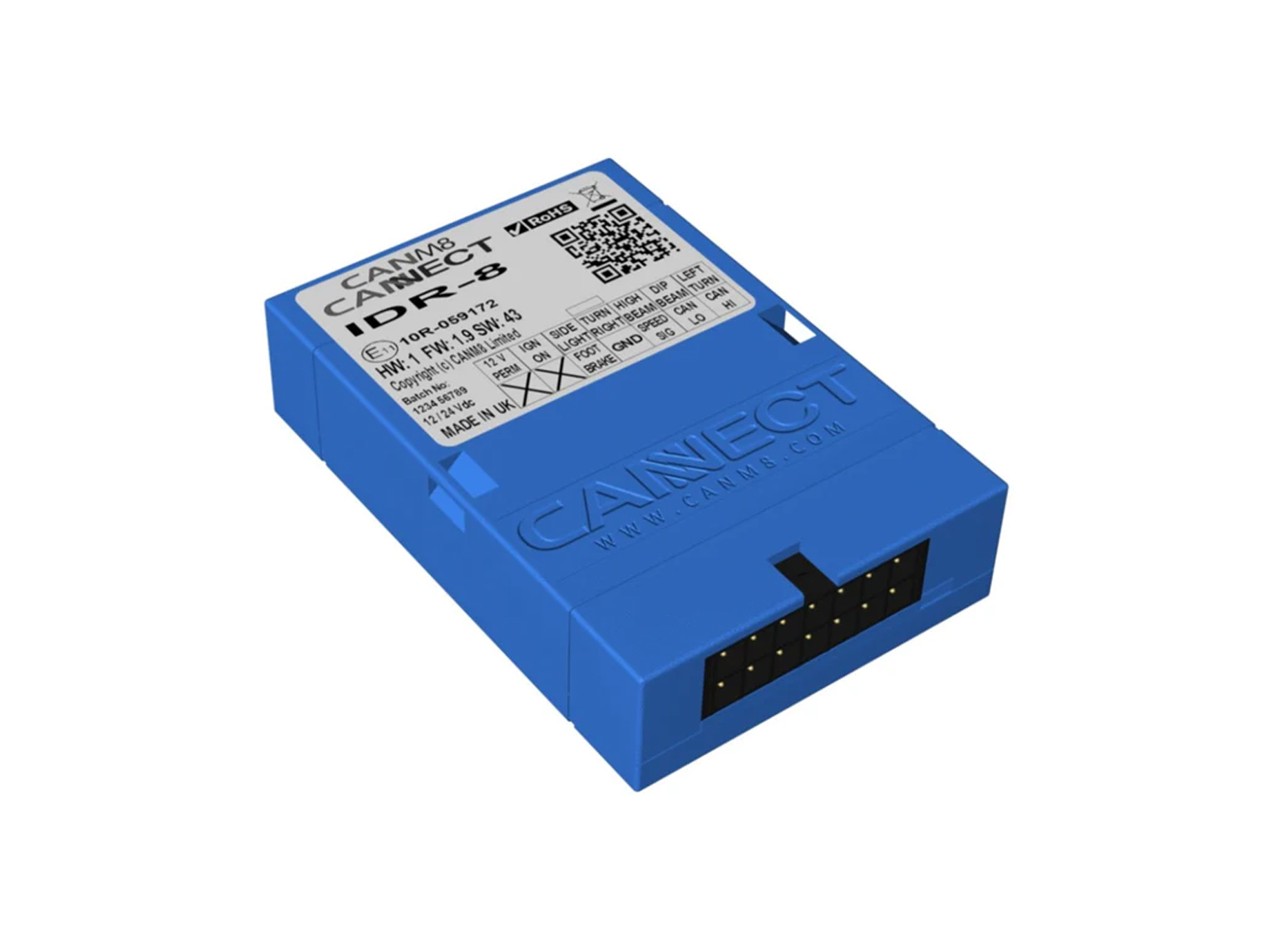 AEX-H-CAN-001 CAN Bus 8 Output Interface Angle View