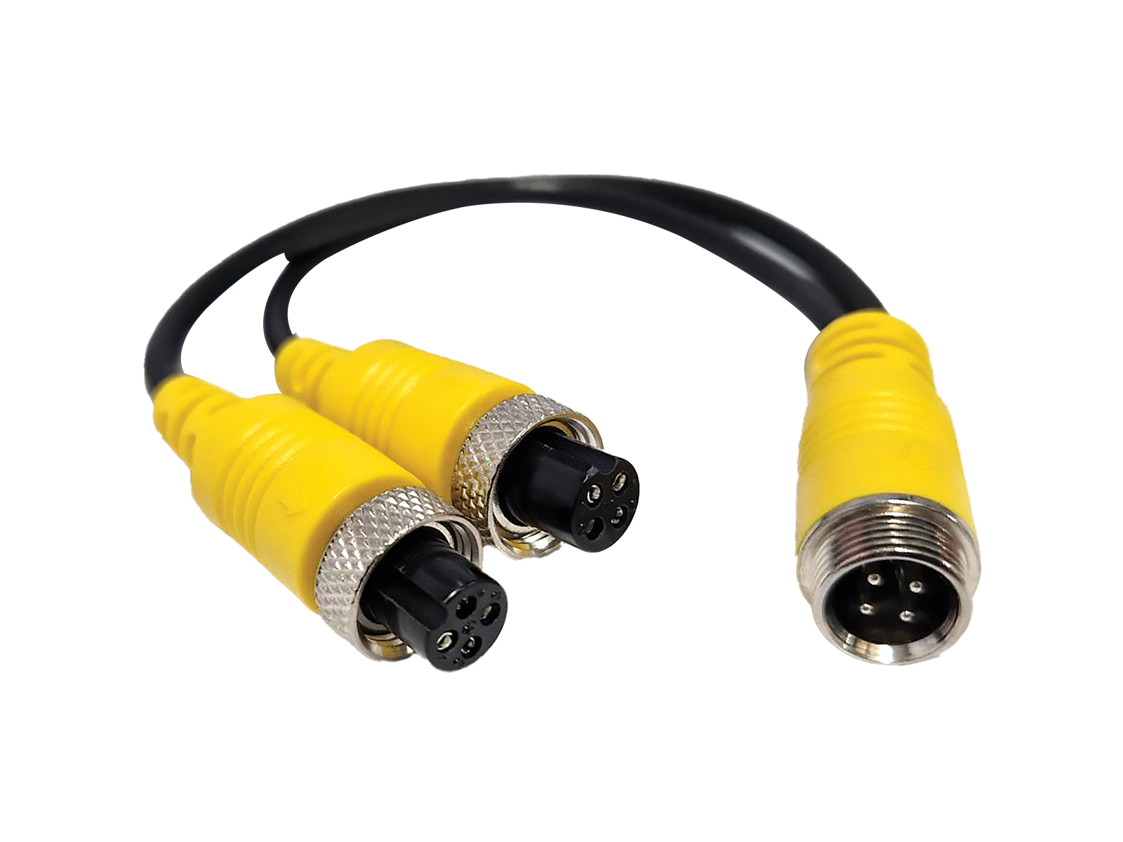 AEX-ST-ACC-YS AHD Camera Splitter Cable with 3 yellow connections