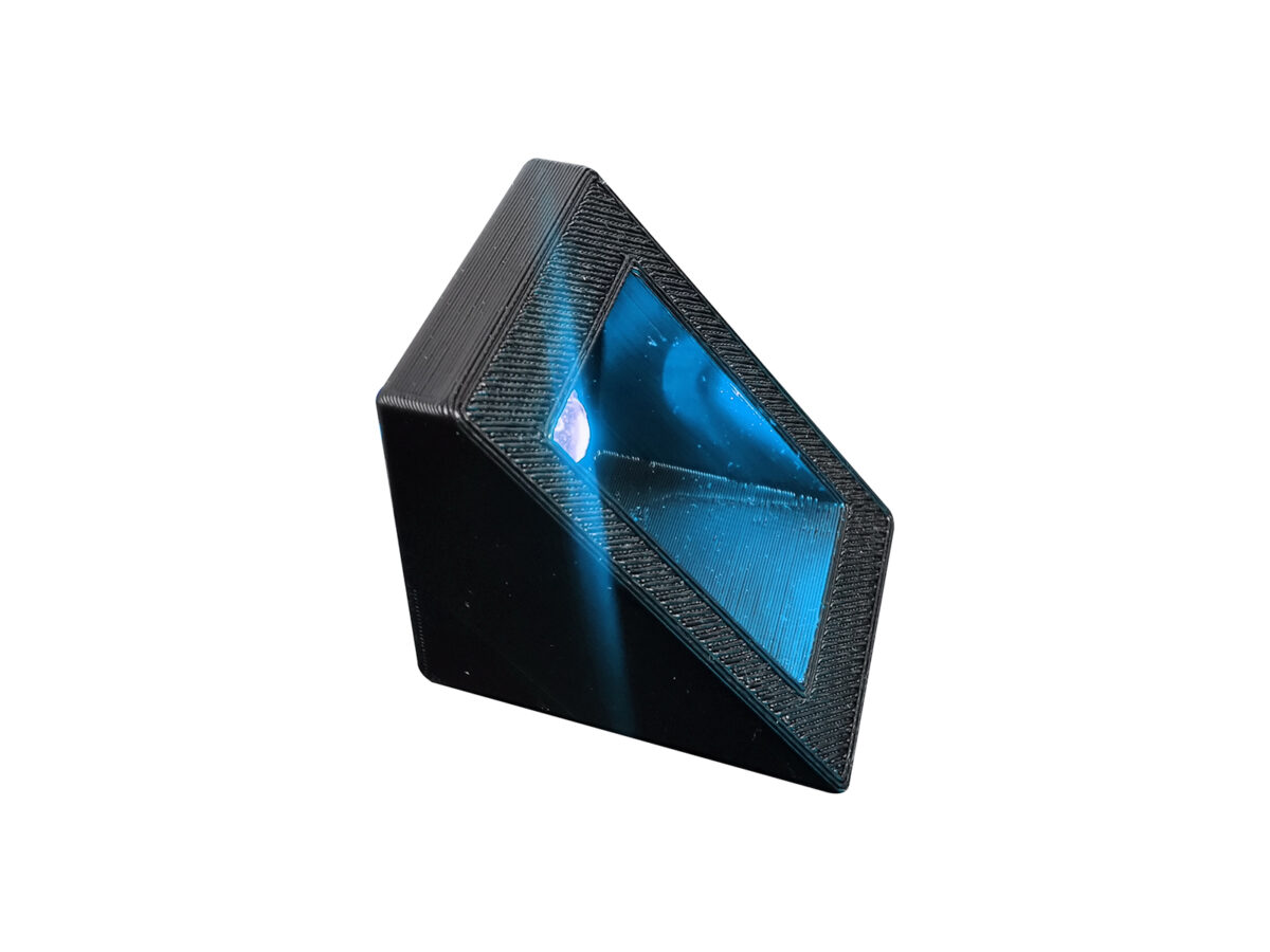 Octafit Shield Blue LED Lit Angle View