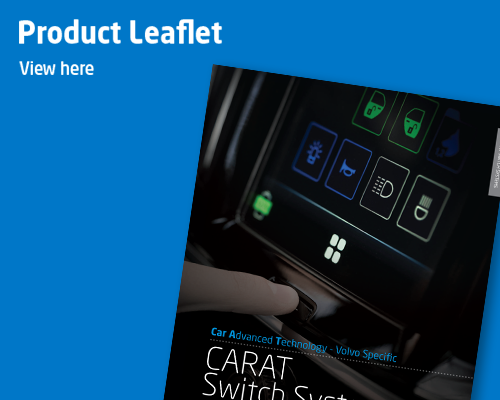 CARAT Leaflet Button reads 'Product Leaflet view here'