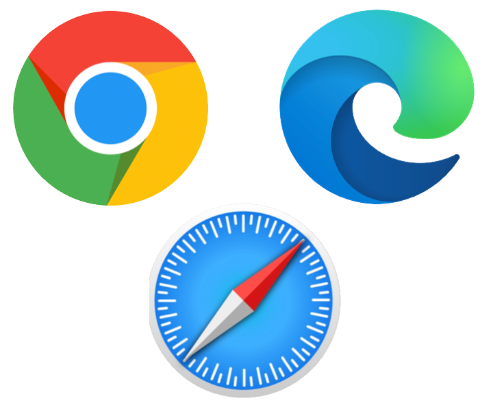 Edge Safari Chrome Logos