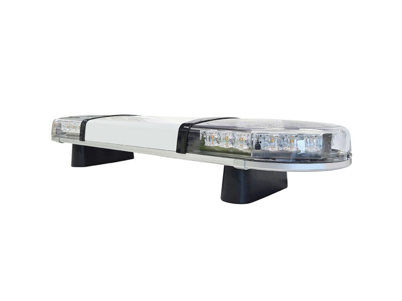 Low Profile Recovery Lightbar - Hurricane with 3-way LED Modules Unlit Angle View
