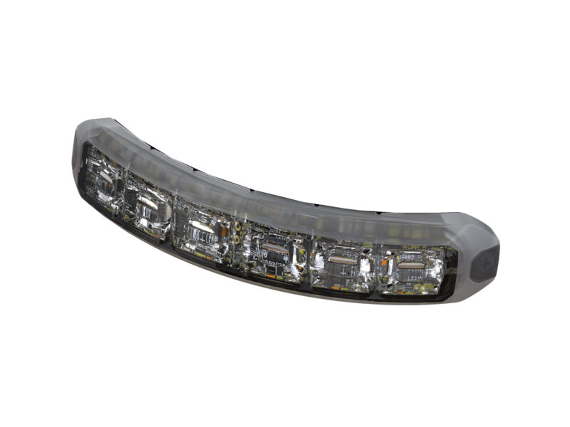 Flexible Warning Light Downward Tilt Lefthand Curve Unlit