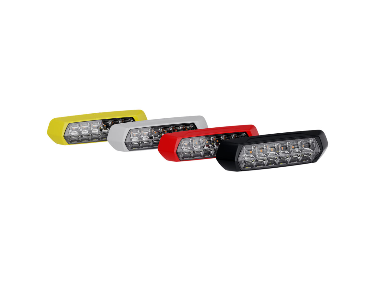 SceneMax Combo LED Range with Bezel Angle View in Yellow, White, Red and Black