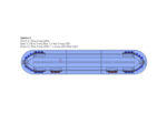 Hurricane LED Lightbar Option 2 Specification Illustration Blue Lens
