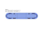 Hurricane LED Lightbar Option 3 Specification Illustration Blue Lens