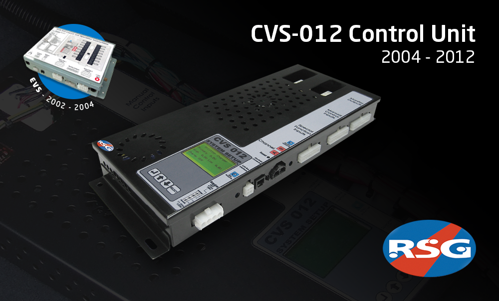 Control Unit Set at an angle on a dark bacground with subtle images overlayed reads 'MCS-NX32 Control Unit' 2024 onwards and smaller callout image with a different controllers in a blue circle that reads NX-64, NX-16 & NX-8