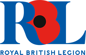 Royal British Legion Blue Logo with Red Poppy 'B'