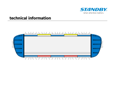 Close up of a document with lightbar illustration that reads 'technical information'.