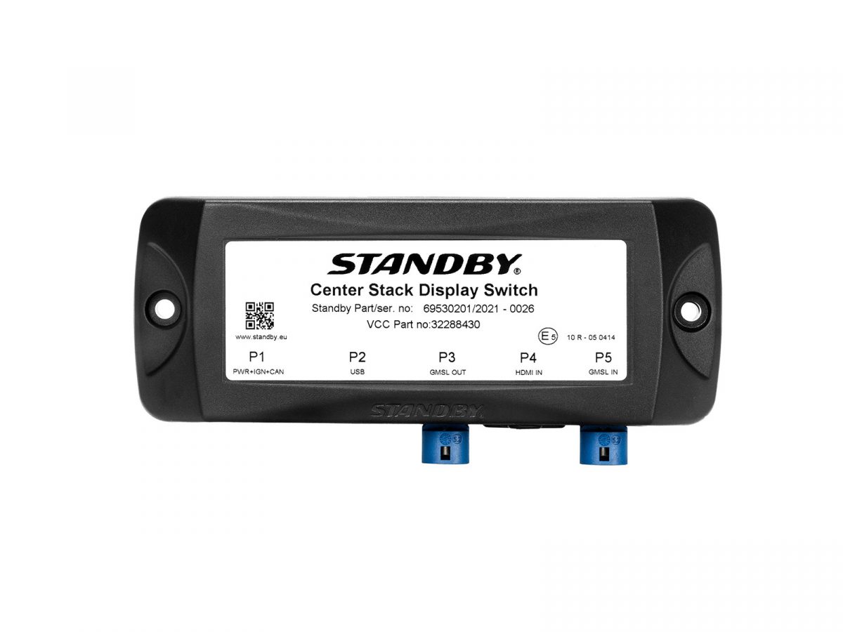 Centre Stack Display Switch Front View