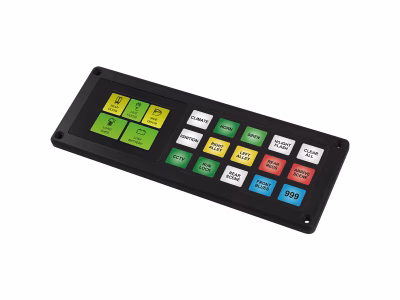 MCS-PTS-24-15 Hybrid Control Panel angled left isolated on white background