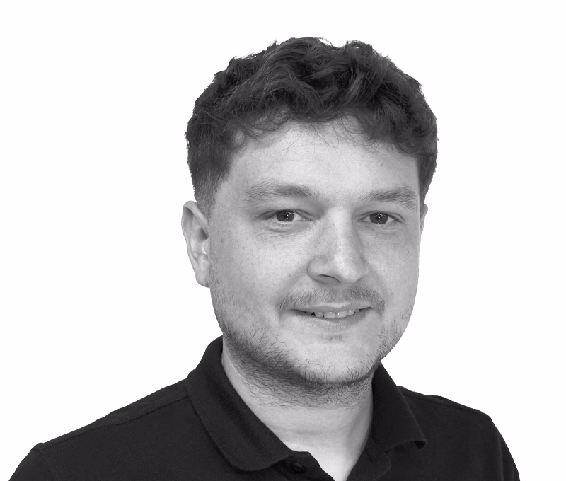 Alex is Standby UK's Product Specialist & Project Manager this is his black and white headshot.
